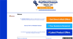 Desktop Screenshot of blueribboncloseouts.com